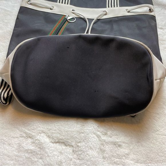 Mod Large Bucket Tote/Backpack Black and White main image 10